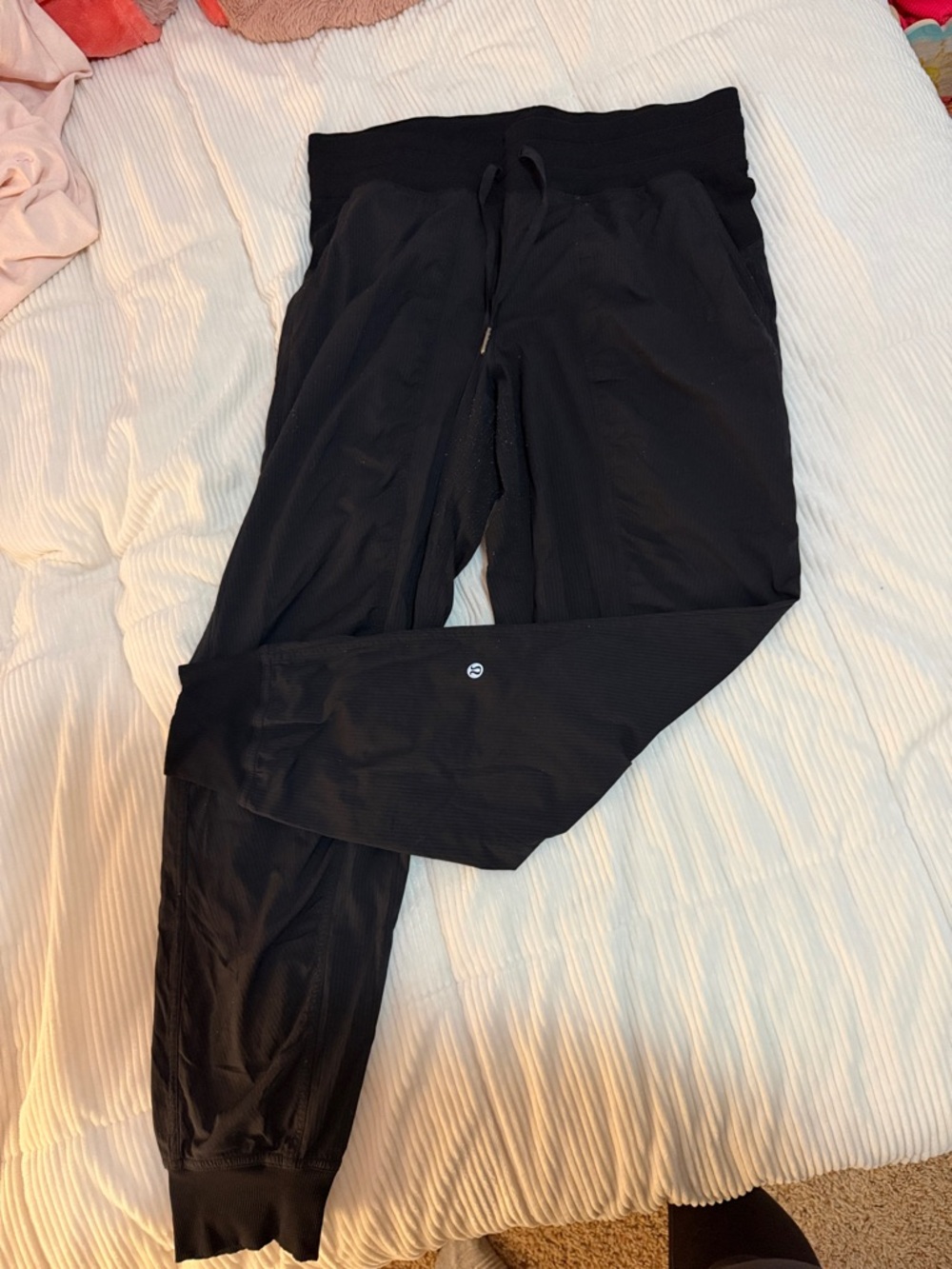 lululemon athletica Black Track Joggers
